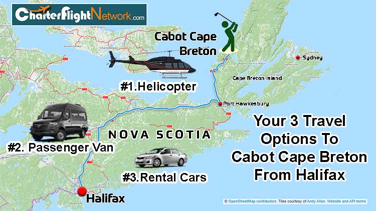 Halifax to Cabot Links